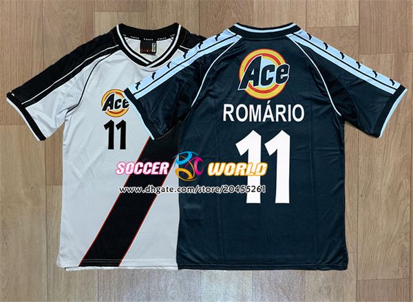retro 1999 2000 vasco da gama soccer jersey home da gama romario juninho luizao vintage classic away football shirt size s-xxl, Black;yellow 
retro 1999 2000 vasco da gama soccer jersey home da gama romario juninho luizao vintage classic away football shirt size s-xxl, Black;yellow