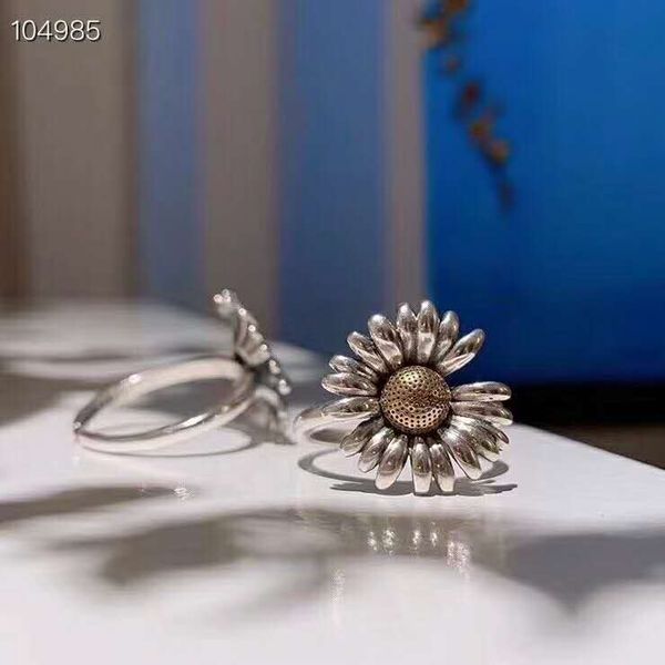 925 sterling silver flower ring vintage sterling silver small daisy flower open ring ladies trend hip-hop sun flower ring
925 sterling silver flower ring vintage sterling silver small daisy flower open ring ladies trend hip-hop sun flower ring