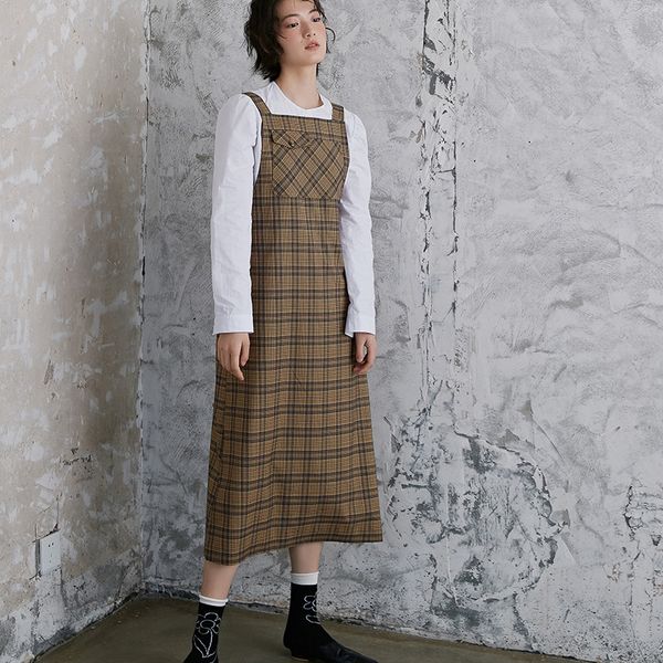 2020 new plaid straps long over the knee shoulder strap skirt long skirtloose korean style skirt children's sense of niche, Black;gray
2020 new plaid straps long over the knee shoulder strap skirt long skirtloose korean style skirt children's sense of niche, Black;gray
