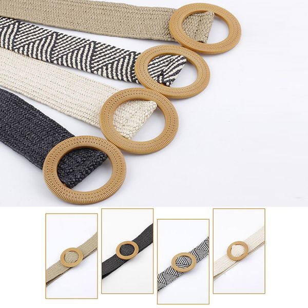 summer elastic imitate woven straw waist belts square buckle adjustable woven-straw waistband beach dress women belts sale, Black;brown
summer elastic imitate woven straw waist belts square buckle adjustable woven-straw waistband beach dress women belts sale, Black;brown