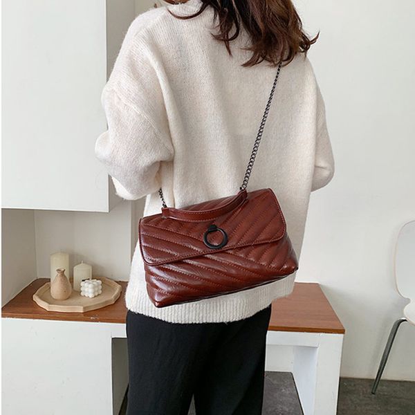 2020 fashion pu leather chain shoulder crossbody bags for women handbags vintage ladies messenger bags female purse
2020 fashion pu leather chain shoulder crossbody bags for women handbags vintage ladies messenger bags female purse