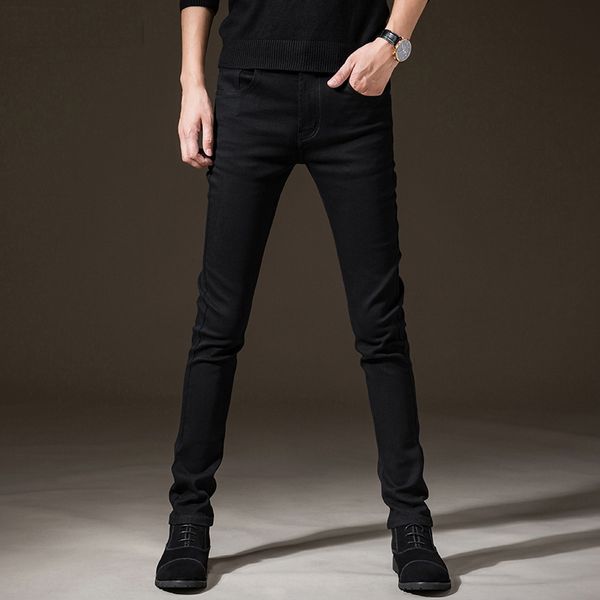 men's black jeans korean style simple fashion men's slim fit skinny jeans and jeanspants and jeansvelvet thickened black pants, Blue
men's black jeans korean style simple fashion men's slim fit skinny jeans and jeanspants and jeansvelvet thickened black pants, Blue