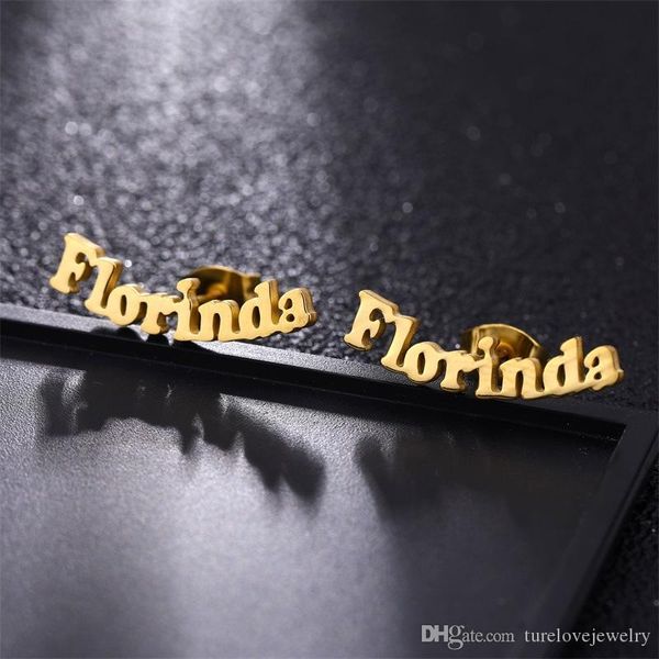 1 pair personalized custom name earrings for women customize initial cursive nameplate stud earring gift for friend girls, Golden;silver
1 pair personalized custom name earrings for women customize initial cursive nameplate stud earring gift for friend girls, Golden;silver