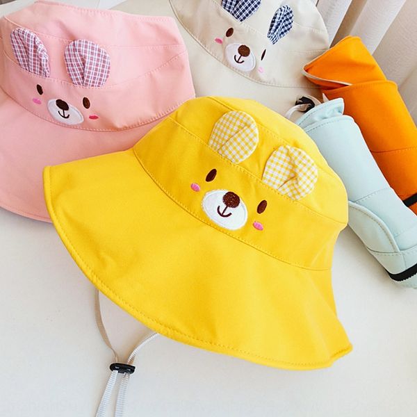 llidk little bear children's hat summer sun-proof empty sun hat 3-10 years old middle and large children baby female big brim bear cute, Blue;gray
llidk little bear children's hat summer sun-proof empty sun hat 3-10 years old middle and large children baby female big brim bear cute, Blue;gray