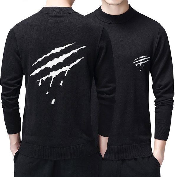 warm mens sweaters o-neck cotton sweater men brand clothing knitted pullover men long sleeve pull homme embroidery coat oversize, White;black
warm mens sweaters o-neck cotton sweater men brand clothing knitted pullover men long sleeve pull homme embroidery coat oversize, White;black