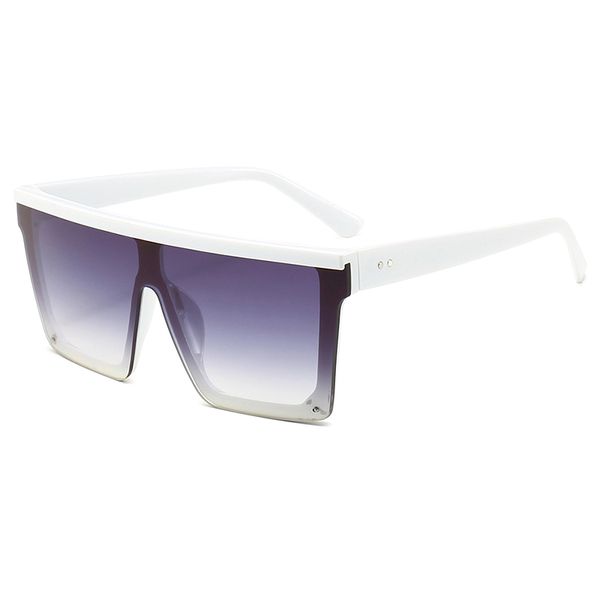 2020 flat gradient women sunglasses fashion designer plastic material lenses 2039 uv400 protection eyewear, White;black
2020 flat gradient women sunglasses fashion designer plastic material lenses 2039 uv400 protection eyewear, White;black