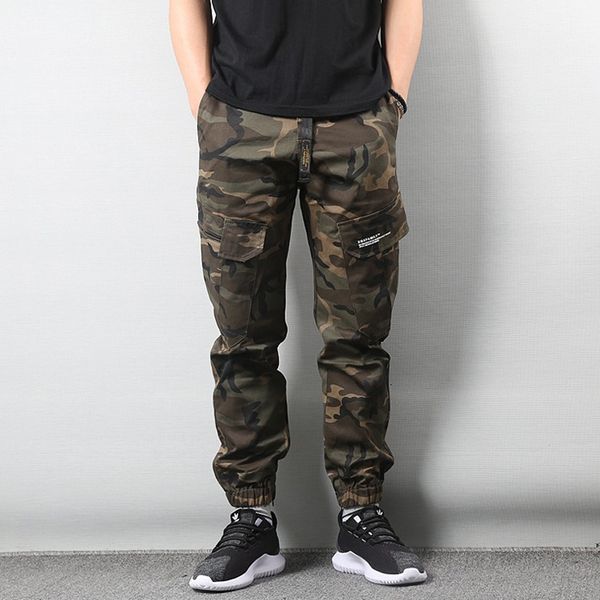 men's pants fashion men camouflage mens streetwear jogger youth casual ankle-length cargo fitness hip hop trousers, Black
men's pants fashion men camouflage mens streetwear jogger youth casual ankle-length cargo fitness hip hop trousers, Black