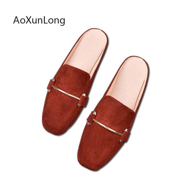 aoxunlong spring autumn women slippers female mules fashion sandals low heels shoe plus size elegant woman slippers mule shoes, Black
aoxunlong spring autumn women slippers female mules fashion sandals low heels shoe plus size elegant woman slippers mule shoes, Black