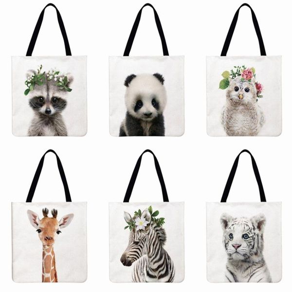 cute animal printing tote bag for women shoulder bag linen febric casual tote reusable shopping foldable beach hand
cute animal printing tote bag for women shoulder bag linen febric casual tote reusable shopping foldable beach hand