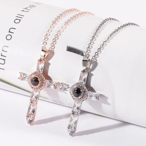 cross 100 language projection necklaces christian church colden priest crucifix orthodox pendants necklace valentines charm gift, Silver
cross 100 language projection necklaces christian church colden priest crucifix orthodox pendants necklace valentines charm gift, Silver