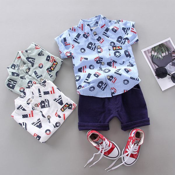 children summer casual clothes suit baby boys girls print letter shirt short pants 2pcs/sets kids infant coat toddler sportswear t200713, White
children summer casual clothes suit baby boys girls print letter shirt short pants 2pcs/sets kids infant coat toddler sportswear t200713, White