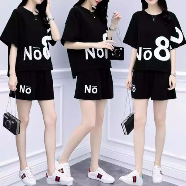 oejl0 fat sister large size women's clothing 200 jin 2019 spring and summer new loose and shorts casual sports shorts short sleeve two, Gray
oejl0 fat sister large size women's clothing 200 jin 2019 spring and summer new loose and shorts casual sports shorts short sleeve two, Gray