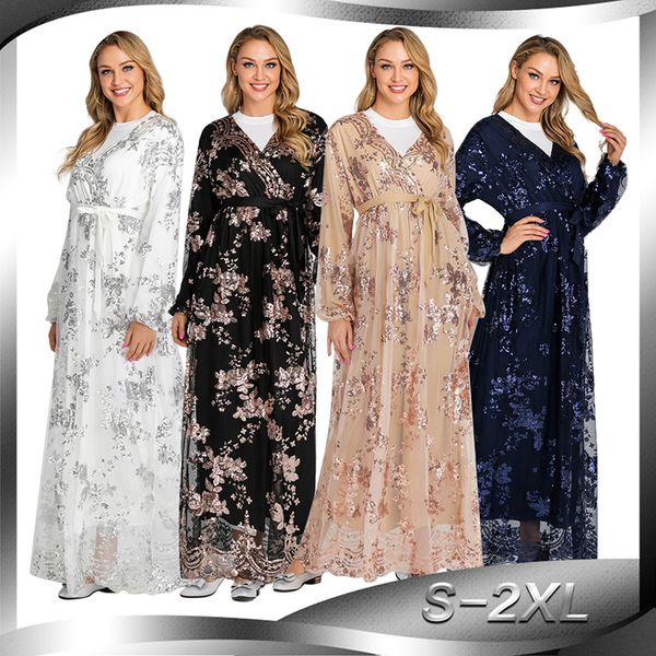 vestidos sequin long abaya dubai arabic muslim maxi dress women kaftan caftan elbise hijab turkish dresses jilbab femme musulman
vestidos sequin long abaya dubai arabic muslim maxi dress women kaftan caftan elbise hijab turkish dresses jilbab femme musulman
