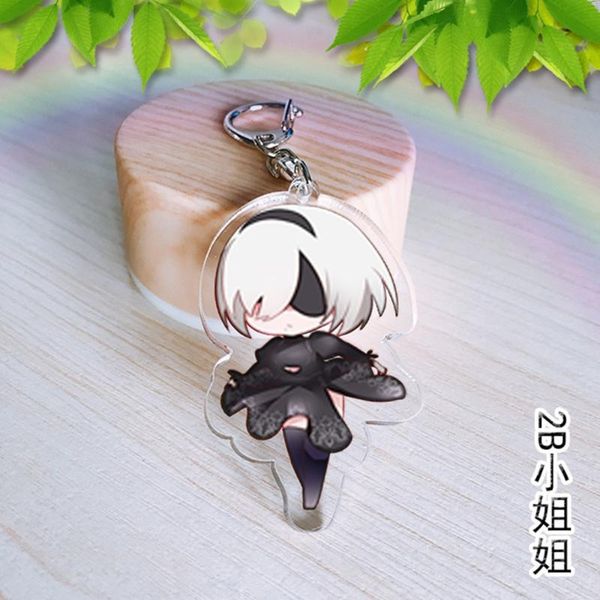 nier automata 2b acrylic keychain collection natsume's book of friends cute funny keyring pendant jewelry chaveiro llaveros gift, Silver
nier automata 2b acrylic keychain collection natsume's book of friends cute funny keyring pendant jewelry chaveiro llaveros gift, Silver