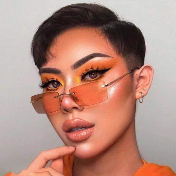 women 2020 sunglasses rectangle rimless square vintage sunglasses brand designer men retro small yellow gradient glass uv400 ch01, Blue
women 2020 sunglasses rectangle rimless square vintage sunglasses brand designer men retro small yellow gradient glass uv400 ch01, Blue