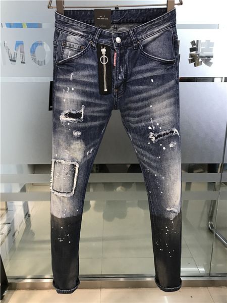 2020 new arrival mens casual straight jeans retro slim skinny patchwork zipper jeans fashion designer ripped men hip hop holes denim pants, Blue
2020 new arrival mens casual straight jeans retro slim skinny patchwork zipper jeans fashion designer ripped men hip hop holes denim pants, Blue