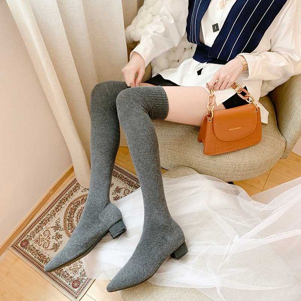 spring fall elastic knitted slim long booties pointy toe stretch over the knee boots pointy toe thigh high boots sock shoes 2020, Black
spring fall elastic knitted slim long booties pointy toe stretch over the knee boots pointy toe thigh high boots sock shoes 2020, Black