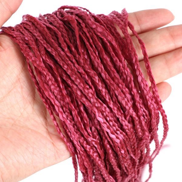 28 inch zizi crochet box braids hair colored synthetic braiding hair extensions blue gray brown pink blonde crochets hair 50g/pcs ls09, Black
28 inch zizi crochet box braids hair colored synthetic braiding hair extensions blue gray brown pink blonde crochets hair 50g/pcs ls09, Black