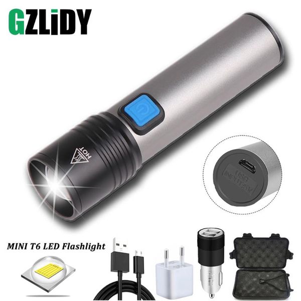 flashlights torches portable mini led usb rechargeable t6 wick torch waterproof zoom outdoor light suitable for night lighting
flashlights torches portable mini led usb rechargeable t6 wick torch waterproof zoom outdoor light suitable for night lighting