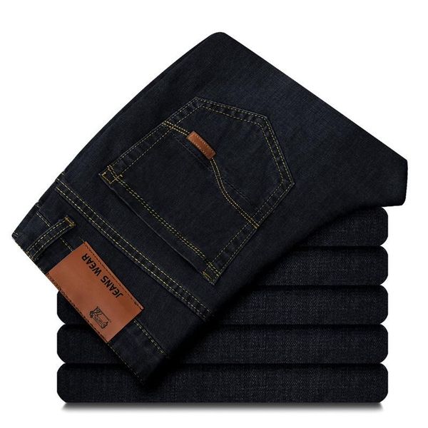 men's straight jeans distressed denim pants biker ripped jeans winter denim trousers, Blue
men's straight jeans distressed denim pants biker ripped jeans winter denim trousers, Blue
