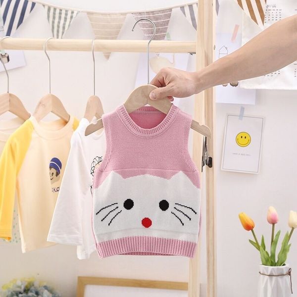 autumn children's cartoon pullover strawberry strawberry sweater vest children's knitted sleeveless pullover girl's woolen ve, Blue
autumn children's cartoon pullover strawberry strawberry sweater vest children's knitted sleeveless pullover girl's woolen ve, Blue