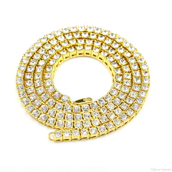 s 18 -36inches hip hop gold black silver 1 row tennis chain stones iced out punk necklace for men women
s 18 -36inches hip hop gold black silver 1 row tennis chain stones iced out punk necklace for men women