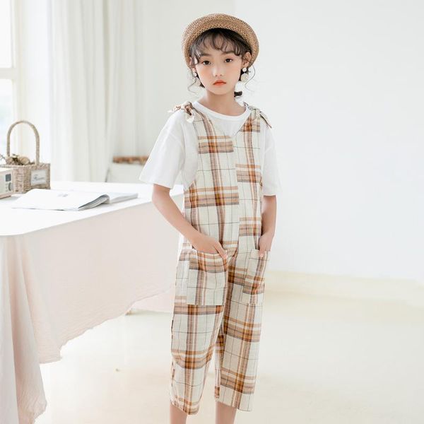 teen girls jumpsuit for children cotton linen overalls 2020 summer kids casual plaid jumpsuit for girls clothing 8 12 14 16 year, Blue
teen girls jumpsuit for children cotton linen overalls 2020 summer kids casual plaid jumpsuit for girls clothing 8 12 14 16 year, Blue