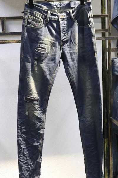 men new jeans stretch slim fit pants for men male denim jeans designer trousers d16, Blue
men new jeans stretch slim fit pants for men male denim jeans designer trousers d16, Blue