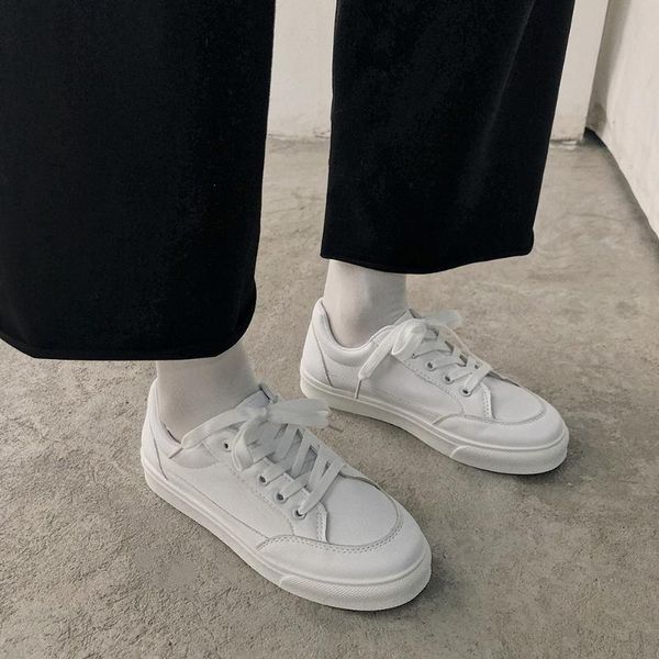 2020 summer new small white shoes female simple wild fashion student flat casual sports shoes, Black