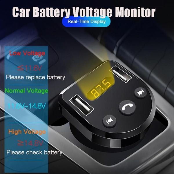 car kit mp3 player handsbluetooth 5.0 fm transmitter u support charger usb modulator car fm dual music disk play p0j6
car kit mp3 player handsbluetooth 5.0 fm transmitter u support charger usb modulator car fm dual music disk play p0j6