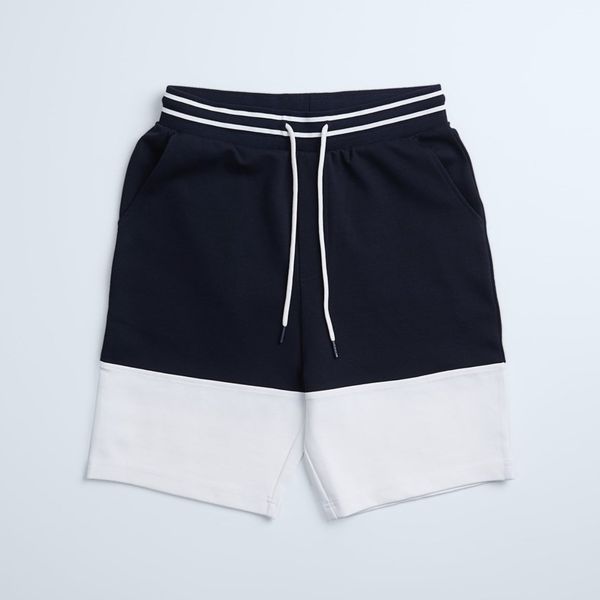 spring and summer 2020 men's elastic band splicing casual shorts 5-point shorts sports shorts mens designer tracksuits 9240, White;black 
spring and summer 2020 men's elastic band splicing casual shorts 5-point shorts sports shorts mens designer tracksuits 9240, White;black