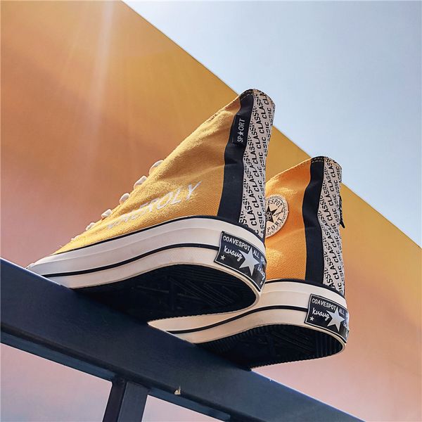 men casual board shoes rugged fashion high cut skate sneakers back to school teens ulzzang ankle boot plimsolls teenager canvas shoes cs02, Black
men casual board shoes rugged fashion high cut skate sneakers back to school teens ulzzang ankle boot plimsolls teenager canvas shoes cs02, Black