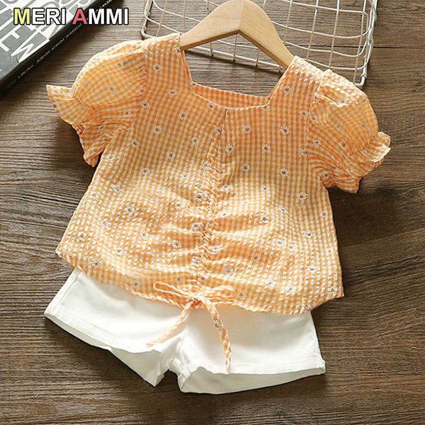 clothing sets meri ammi set children girl summer outfit flower tee +shorts outwear for 1-5 year baby, White
clothing sets meri ammi set children girl summer outfit flower tee +shorts outwear for 1-5 year baby, White