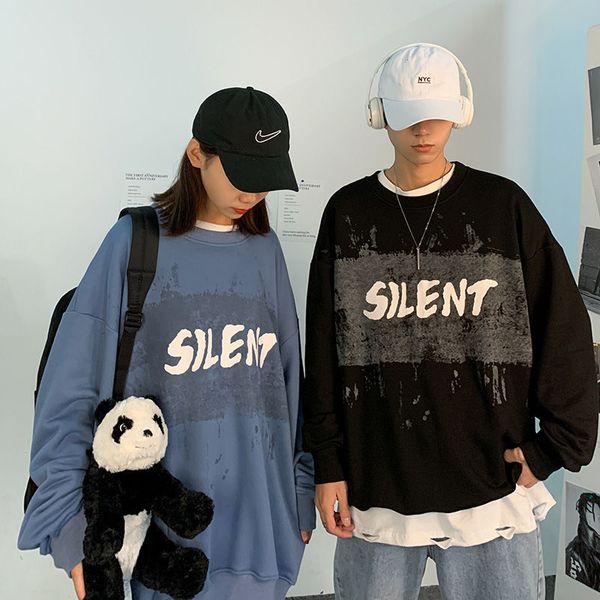 2020 spring and autumn new youth popular men's tie-dye letter printing loose sweatshirt fashion casual round neck pullover, Black
2020 spring and autumn new youth popular men's tie-dye letter printing loose sweatshirt fashion casual round neck pullover, Black