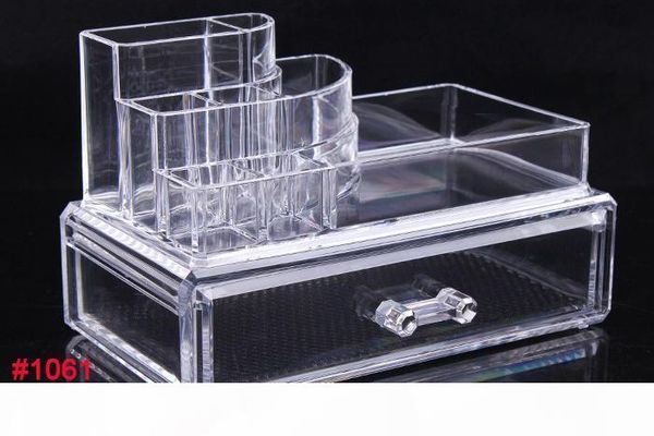 drawer clear acrylic crystal cosmetic organizer makeup case storage box jewelry display stand holder lipstick nail polish rack, Black;white
drawer clear acrylic crystal cosmetic organizer makeup case storage box jewelry display stand holder lipstick nail polish rack, Black;white
