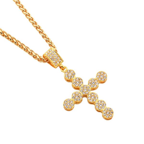 men hip hop jewelry round cross pendant necklaces full rhinestone 75cm long chain rock micro fashion necklace for men, Silver
men hip hop jewelry round cross pendant necklaces full rhinestone 75cm long chain rock micro fashion necklace for men, Silver