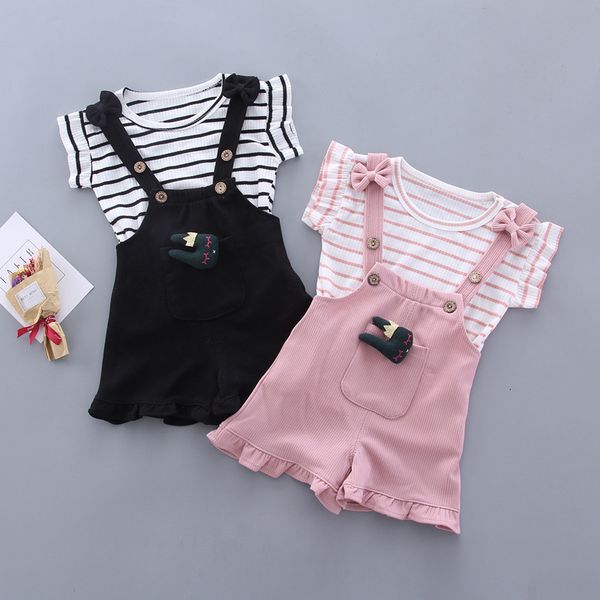 summer children clothing baby cute girls casual t-shirts bib shorts 2pcs/set toddler cartoon fashion cotton infant clothes suit, White
summer children clothing baby cute girls casual t-shirts bib shorts 2pcs/set toddler cartoon fashion cotton infant clothes suit, White