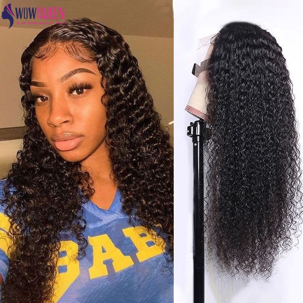 wowqueen curly human hair wig malaysian 360 lace front wig remy 13x6 lace frontal wig human hair pre plucked with baby hair, Black
wowqueen curly human hair wig malaysian 360 lace front wig remy 13x6 lace frontal wig human hair pre plucked with baby hair, Black