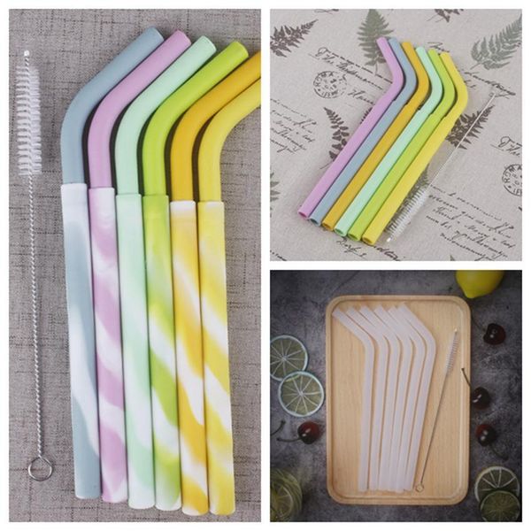 7pcs lot portable collapsible straws reusable silicone straws ecofriendly food grade folding drinking straws with cleaning brush zza1156
7pcs lot portable collapsible straws reusable silicone straws ecofriendly food grade folding drinking straws with cleaning brush zza1156
