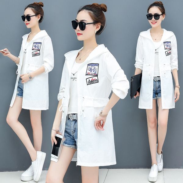 yxelz coat women's uv protection summer new 2019 mid-length ultra-thin loose slimming sunscreen clothes windbreaker sunscreen clothes b, Tan;black
yxelz coat women's uv protection summer new 2019 mid-length ultra-thin loose slimming sunscreen clothes windbreaker sunscreen clothes b, Tan;black