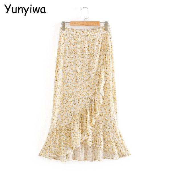 skirts women yellow floral midi skirt ruffles vintage side zipper office ladies elegant chic mid calf 2w215, Black
skirts women yellow floral midi skirt ruffles vintage side zipper office ladies elegant chic mid calf 2w215, Black