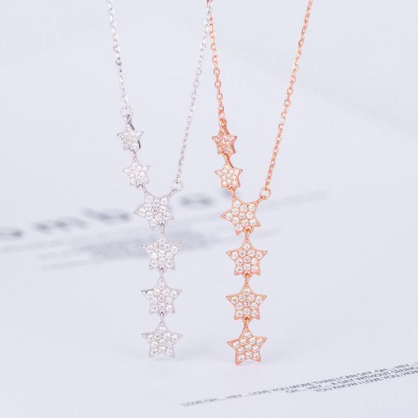 s925 sterling silver star necklace female inlaid stone five-pointed star pendant tassel long paragraph decoration fashion clavicle chain
s925 sterling silver star necklace female inlaid stone five-pointed star pendant tassel long paragraph decoration fashion clavicle chain
