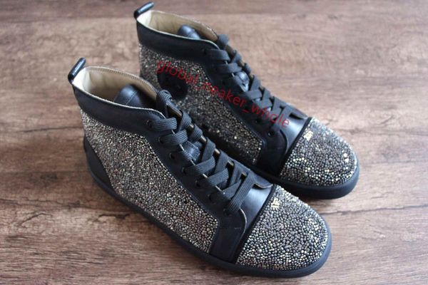 mens women high-christiens designer shoes shiny studded spikes red bottom spikes orlato flat casual xshfbcl sneakers, Black;red
mens women high-christiens designer shoes shiny studded spikes red bottom spikes orlato flat casual xshfbcl sneakers, Black;red