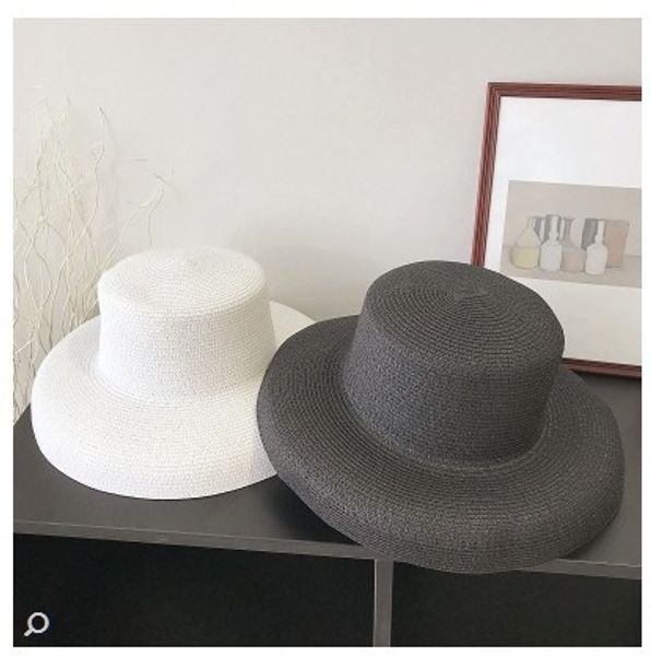 big edge female sun travel seaside straw straw holiday beach hat all-match solid color sun hat, Blue;gray
big edge female sun travel seaside straw straw holiday beach hat all-match solid color sun hat, Blue;gray