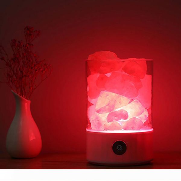 brelong himalayan natural anion crystal salt lamp colorful usb night light 1 pcs
brelong himalayan natural anion crystal salt lamp colorful usb night light 1 pcs