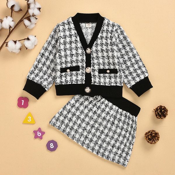 2020 autumn new arrival girls fashion tweed 2 pieces suit coat+skirt girls clothing, White
2020 autumn new arrival girls fashion tweed 2 pieces suit coat+skirt girls clothing, White