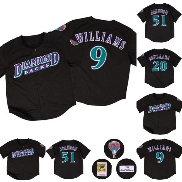 51 randy johnson 1999 arizona 9 matt williams 20 luis gonzalez black baseball jerseys all stitched, Blue;black
51 randy johnson 1999 arizona 9 matt williams 20 luis gonzalez black baseball jerseys all stitched, Blue;black