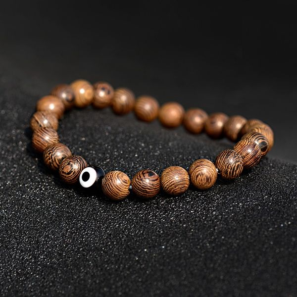 classic 8mm wood evil eye beads bracelet men homme ethinc tibetan bileklik mala stone bracelet yoga rosary for women, Black
classic 8mm wood evil eye beads bracelet men homme ethinc tibetan bileklik mala stone bracelet yoga rosary for women, Black