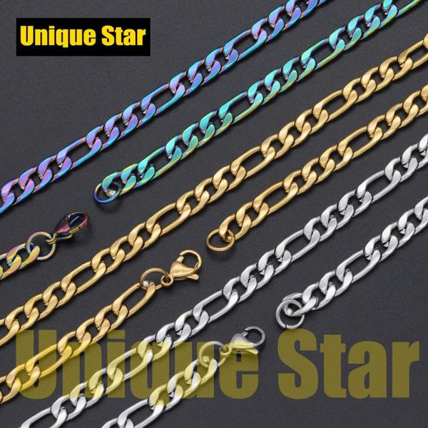 3pcs/lot 7mm 100% stainless steel figaro hip hop chain necklace for men wholesale gold rainbow jewelry chains dropshipping, Silver
3pcs/lot 7mm 100% stainless steel figaro hip hop chain necklace for men wholesale gold rainbow jewelry chains dropshipping, Silver