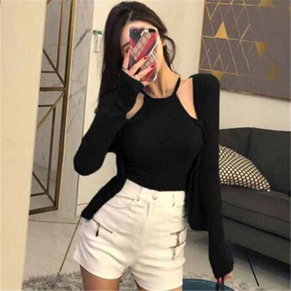 korean autumn new hanging neck camisole + long sleeve cardigan sling coat coat two-piece fashion suit women's wear, Camo
korean autumn new hanging neck camisole + long sleeve cardigan sling coat coat two-piece fashion suit women's wear, Camo